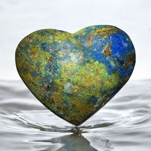 Azurite Heart Carving Meditation Stone‎ (7)